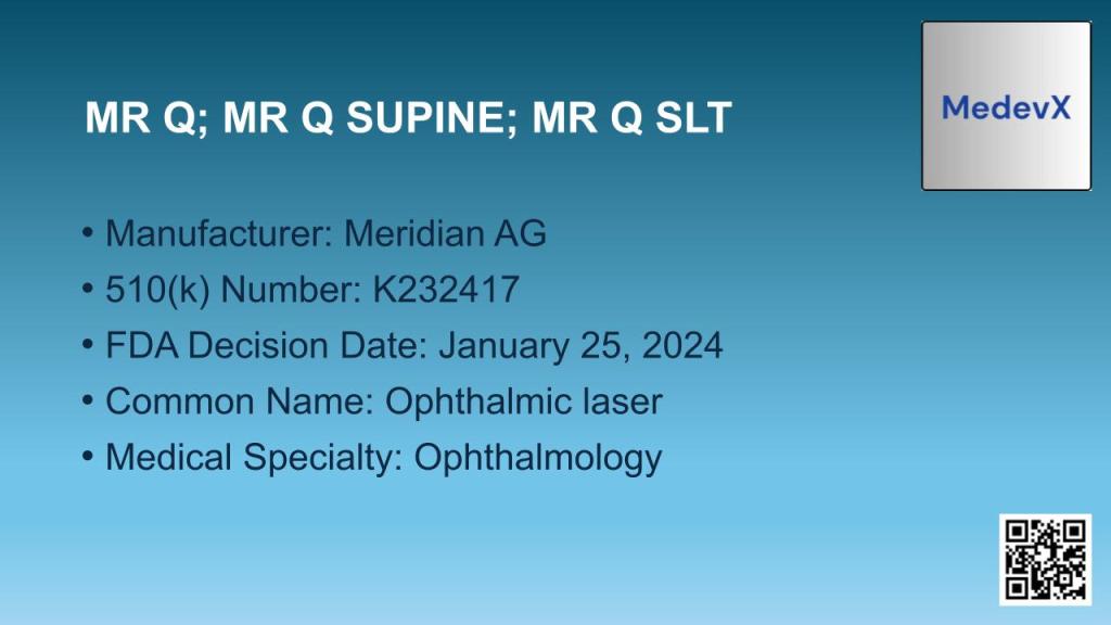 MR Q; MR Q SUPINE; MR Q SLT