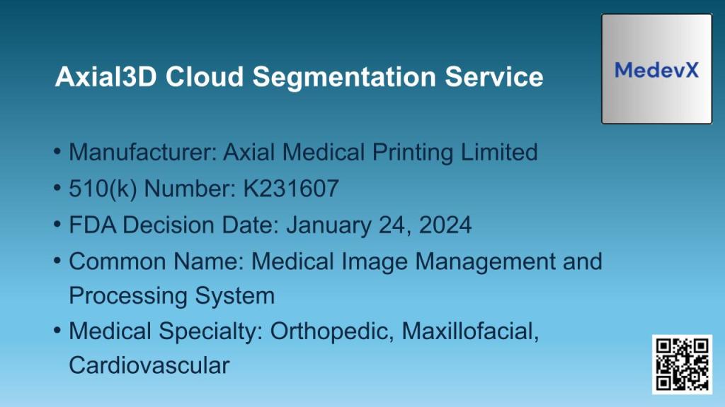 Axial3D Cloud Segmentation Service